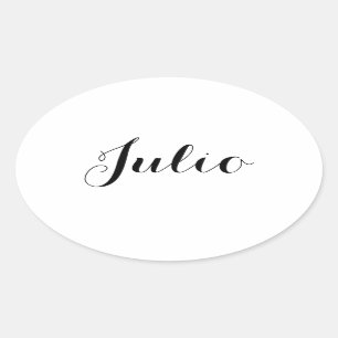 Stickers Mois Esperanto - Julio (juillet)