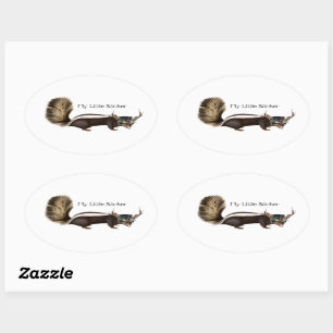 Stickers Mon Petit Adulte Personnalisable Oval Sku