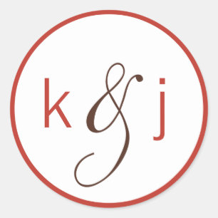 Stickers Monogrammes Apple