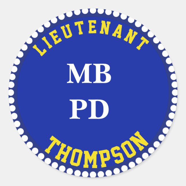 Stickers Monogrammes du département de l'applicati (Devant)