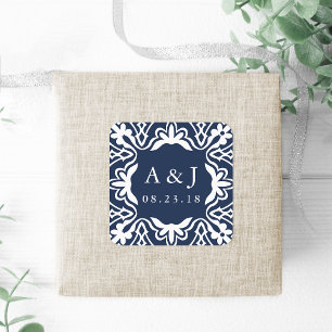 Stickers Monogrammes Mariages de Marrakech   Marin