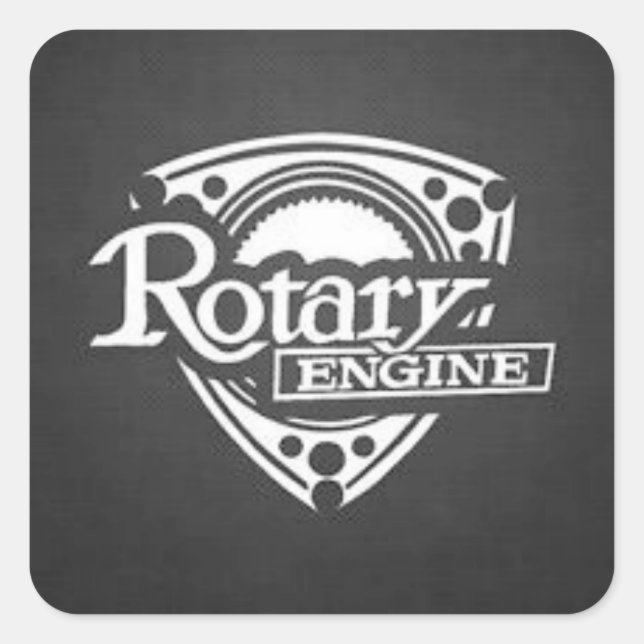 Stickers Moteur Rotation Noir (Devant)
