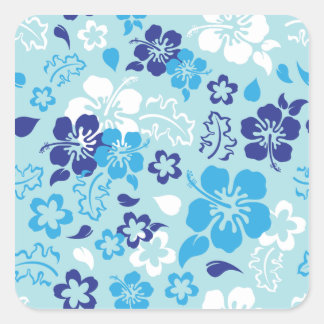 Stickers Motif à fleurs Hibiscus