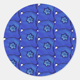 Stickers Motif Blueberry