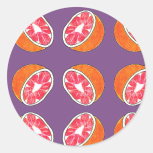 Stickers Motif de pamplemousse
