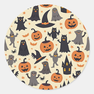 Stickers Motif d'Halloween mignons