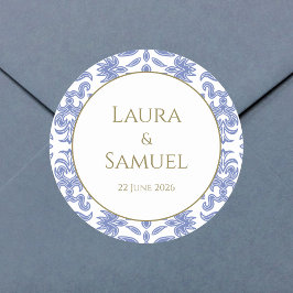 Stickers Motifs Bleu Pierre