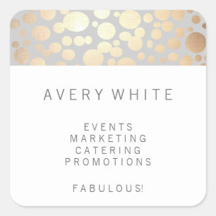 Stickers Motifs Faux Gold Leaf Chic