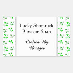 Stickers Motifs Shamrocks verts personnalisés