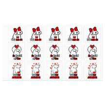 Stickers Motivationnels mignons - Ensemble de réco