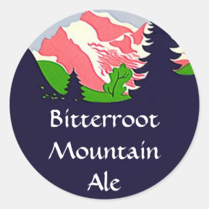 STICKERS Mountain Homebrew Etikettierungs-Aufklebe