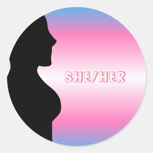 Stickers MTF Transgender Pride (Devant)