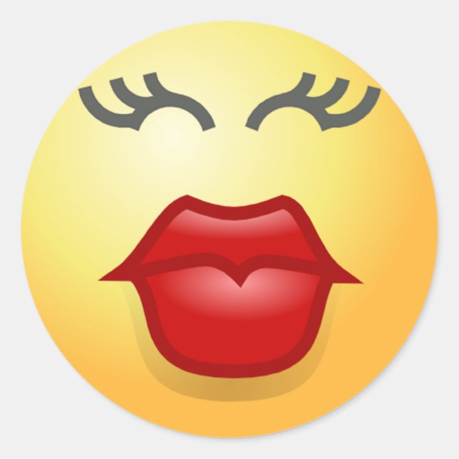 stickers Muah kiss (Devant)