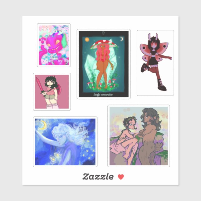 Stickers MultiPack aléatoires (Feuille)