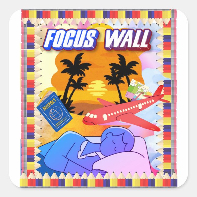 Stickers Mur Focus (Devant)