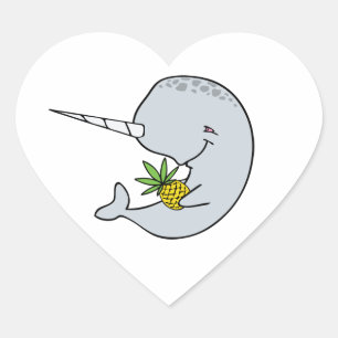 Stickers Narwhal et ananas