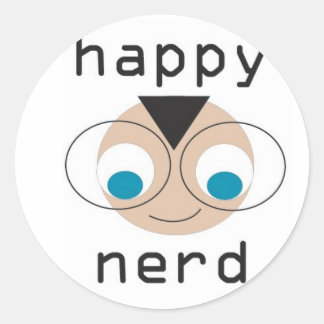stickers nerd heureux