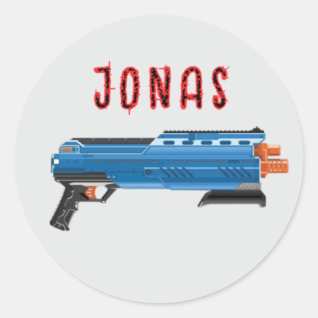 Stickers Nerf Rival Atlas Party. (Devant)