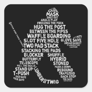 Stickers Netminer de hockey