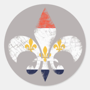 Stickers New Orleans Fleur De Lis NOLA Louisiane