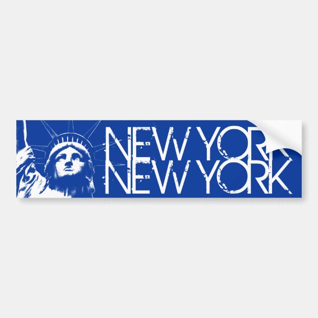 Stickers New York Bumper Statue of Liberty Sticker (Devant)