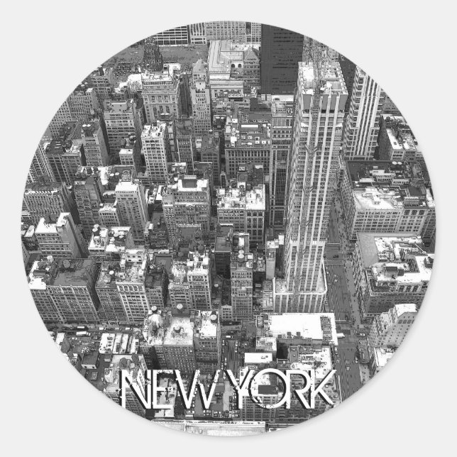 Stickers New York City Souvenirs (Devant)