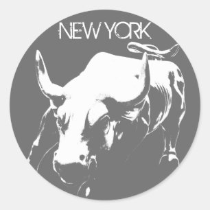 Stickers New York Stickers New York Bull Souvenir