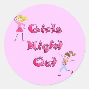 Stickers Night Out pour fille