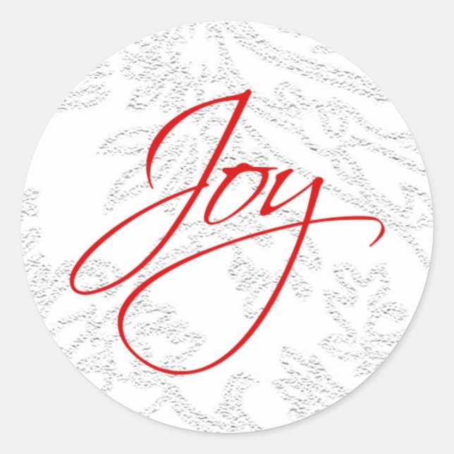 Stickers Noël Joie personnalisable (Devant)