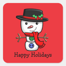 Stickers Noël Jolly Snowman