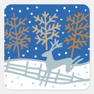 Stickers Noël Snowden Reindeer