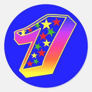 Stickers Numéro 1 étoiles
