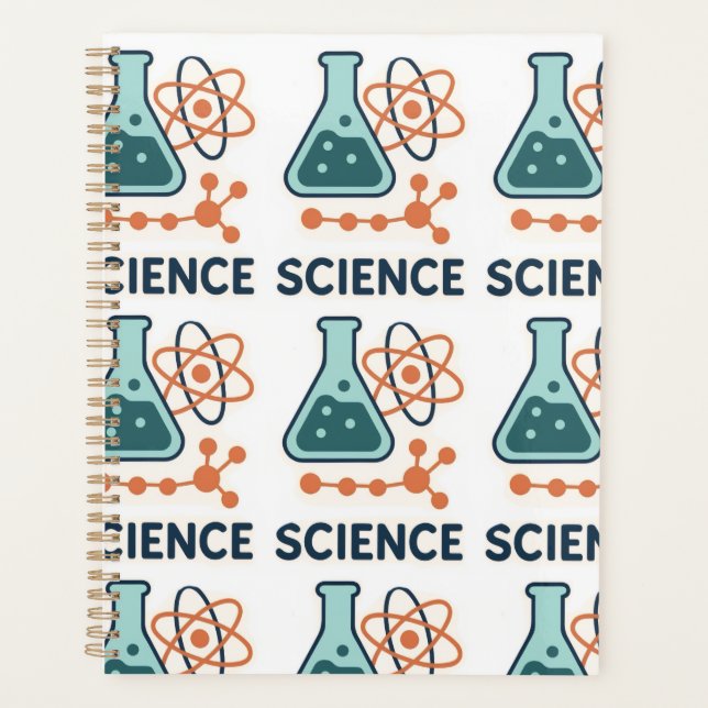 Stickers Objet scientifique - Flacon, Molécules et (Devant)