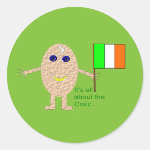 Stickers OEuf irlandais patriotique