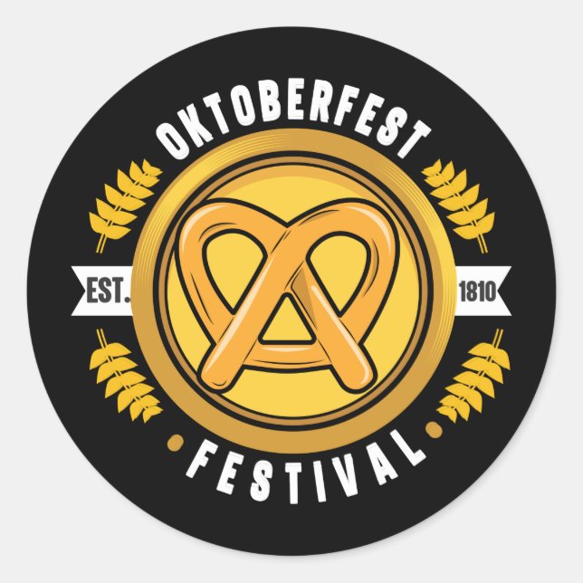 Stickers Oktoberfest 1810 (Devant)