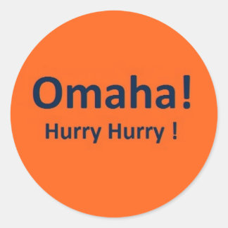 Stickers Omaha pour les fans de Broncos