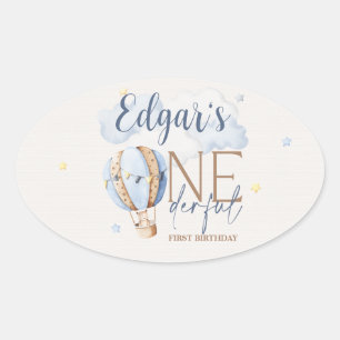 Stickers ONE personnalisés 1er anniversaire