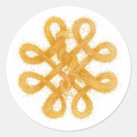 Stickers OR CELTIC KNOT petits ronds