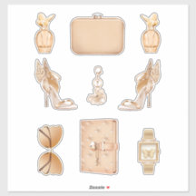 Stickers or Rose haute mode