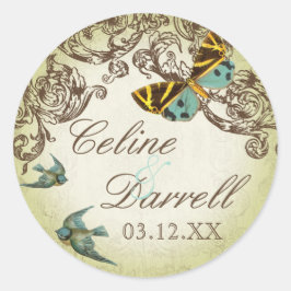 Stickers ou phoque Mariage de Botanica - Vert