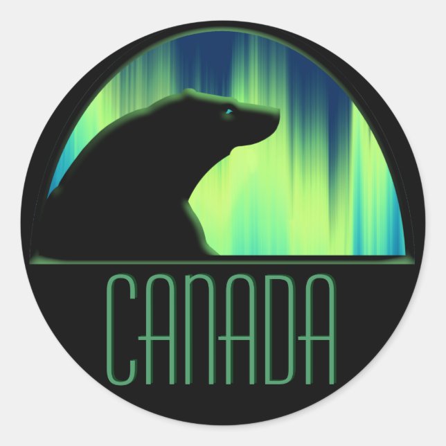 Stickers Ours Polaire Stickers Faune Canada (Devant)