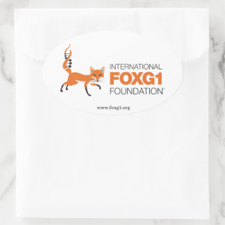 stickers ovale FOXG1
