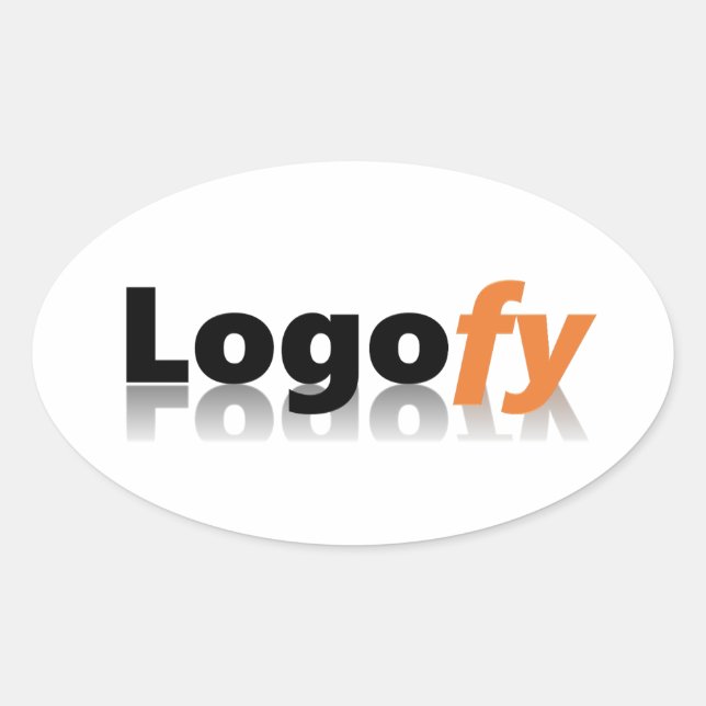 Stickers ovales Logofy (Devant)
