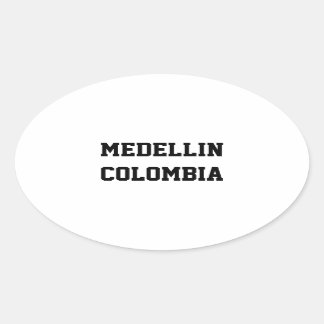 stickers ovales Medellin Colombie