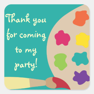 Stickers Palette d'Art - Turquoise