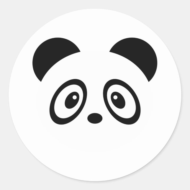 Stickers Panda Cute (Devant)