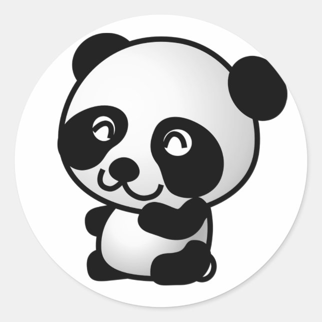 Stickers Panda Cute (20 pack) (Devant)
