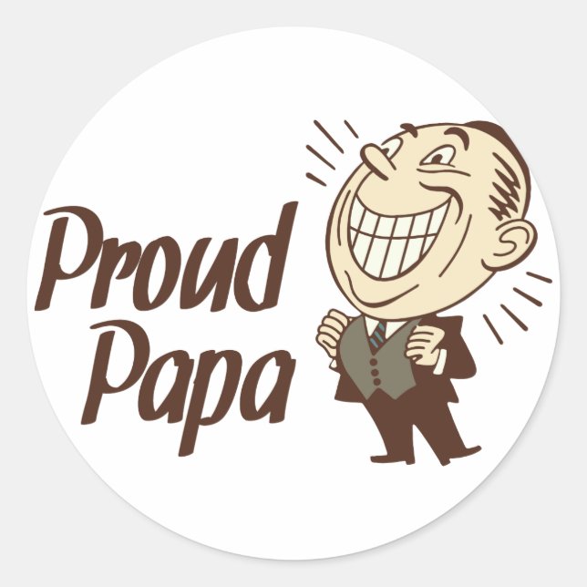 Stickers Papa Fiers (Devant)