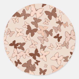 Stickers papillon féminin