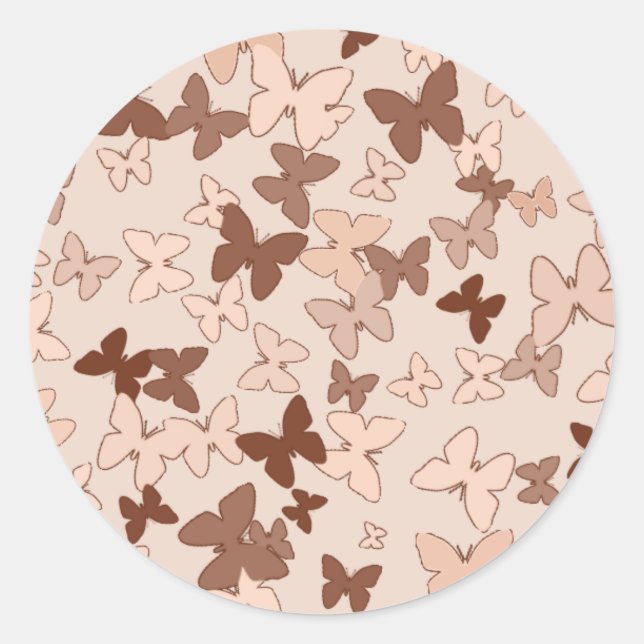 Stickers papillon féminin (Devant)
